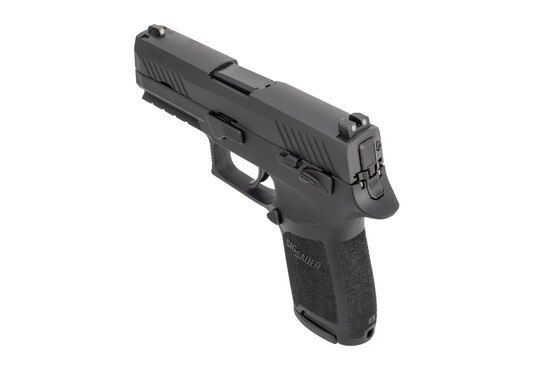 SIG Sauer 9mm P320C Massachusetts compliant handgun features tritium night sights